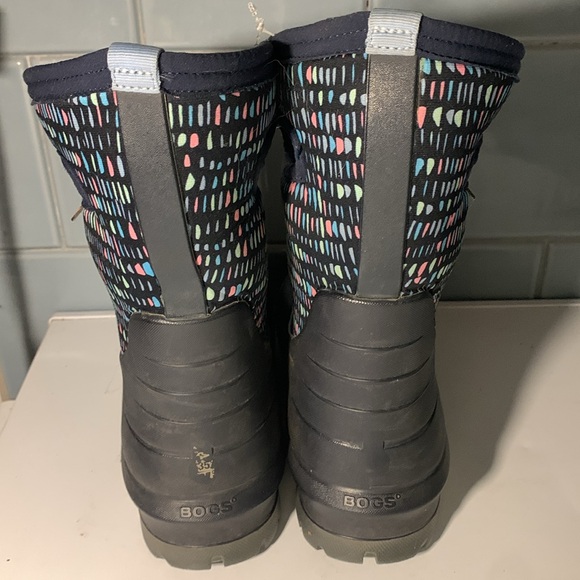 Bogs Neo Classic Twinkle Waterproof-35*F Rubber Boot Youth Size 5 multi color - Picture 4 of 10